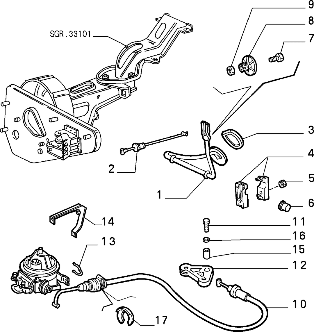 ACCELERATOR CONTROL LINKAGE 2