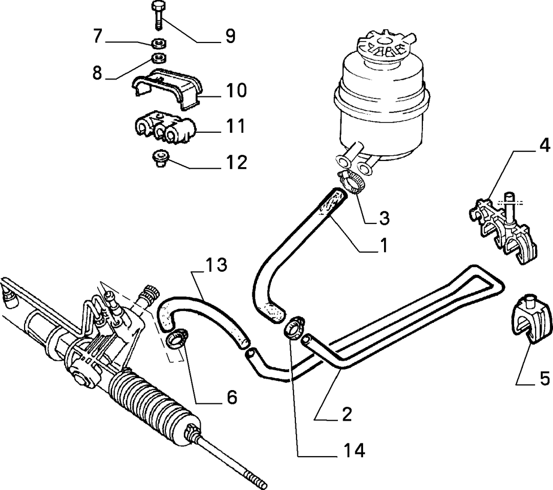POWER STEERING HYDRAULIC SYSTEM 8
