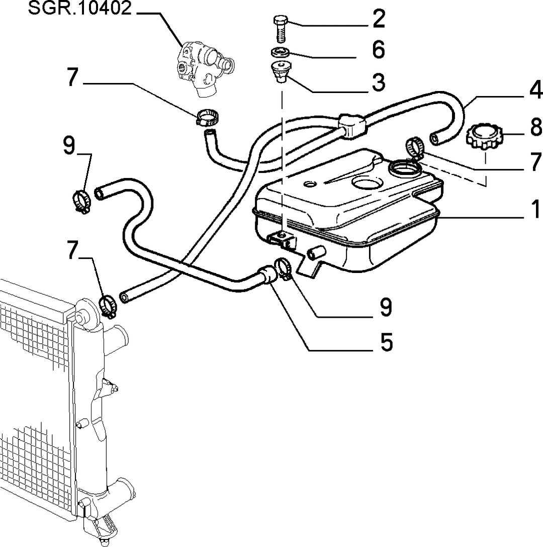RADIATOR AND PIPING 10
