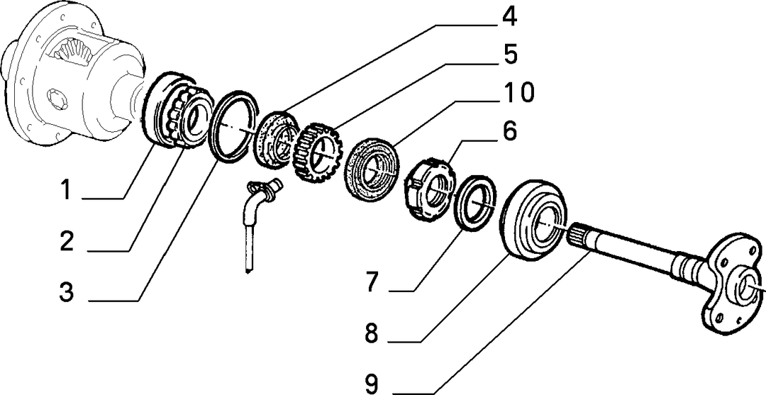 REAR AXLE FINAL DRIVE AND DIFFERENTIAL GEARS 2