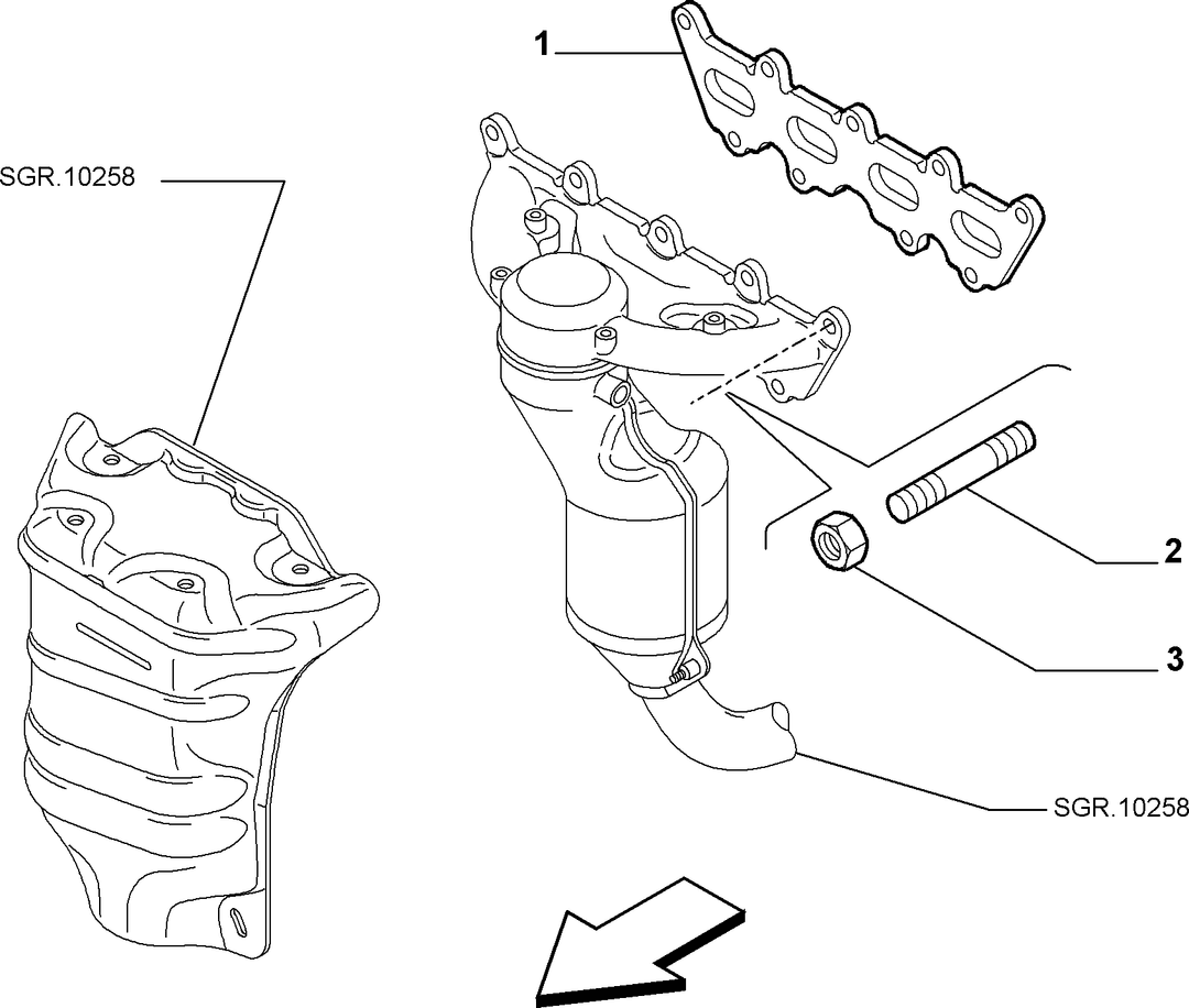 EXHAUST MANIFOLD 2
