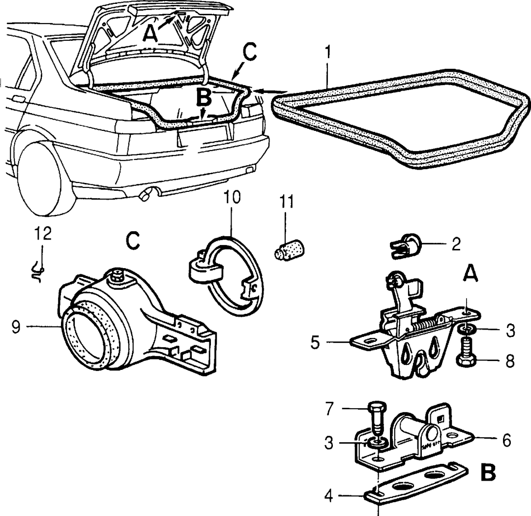 TRUNK SPACE COVER  2