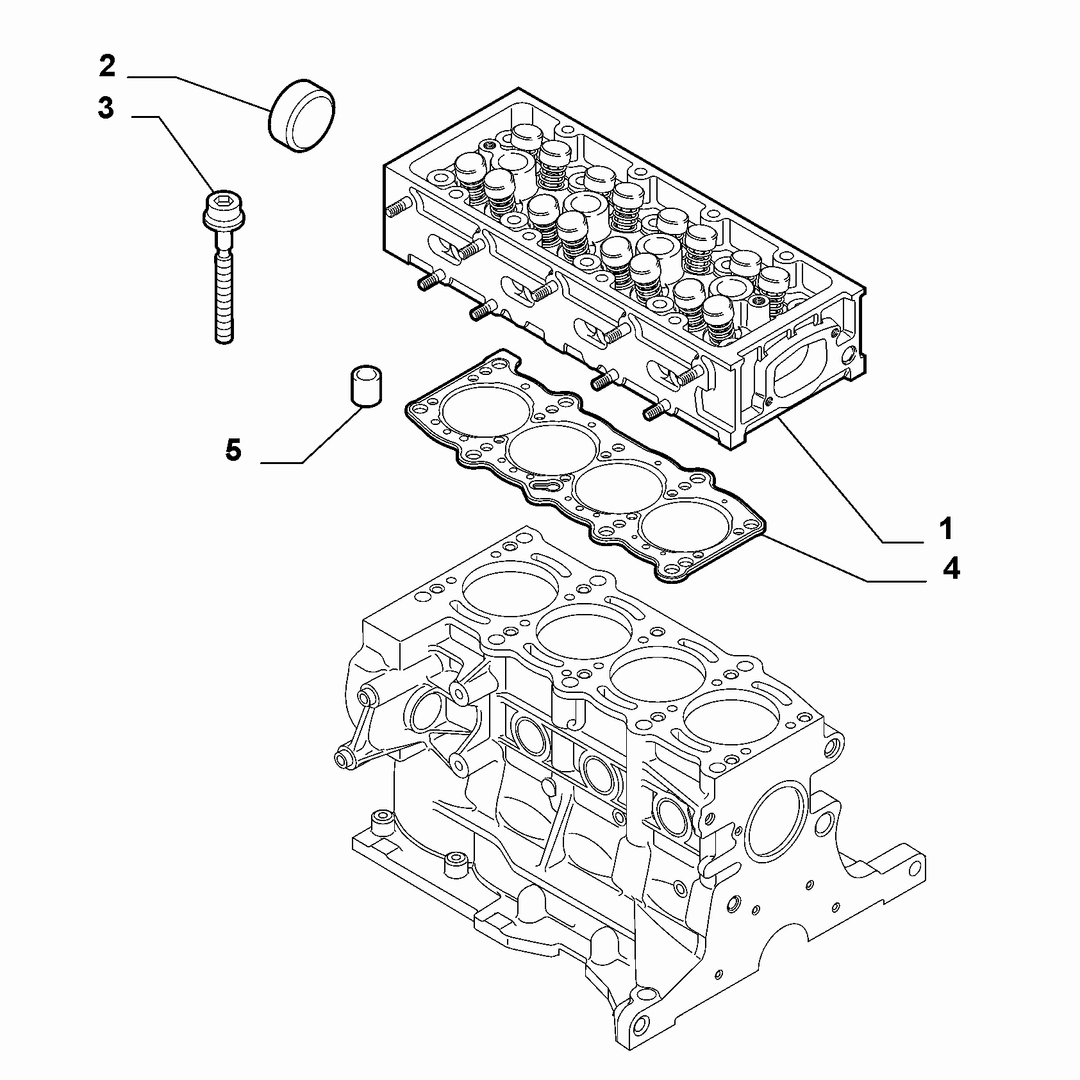 CYLINDER HEAD AND GASKETS 2