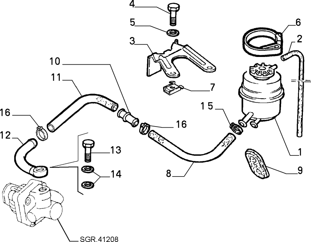 POWER STEERING HYDRAULIC SYSTEM 6