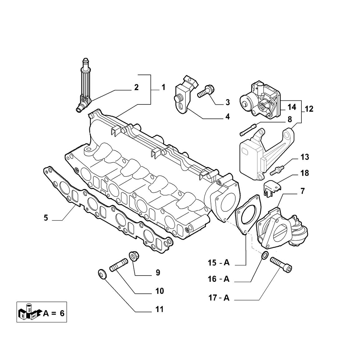 INTAKE MANIFOLD 12