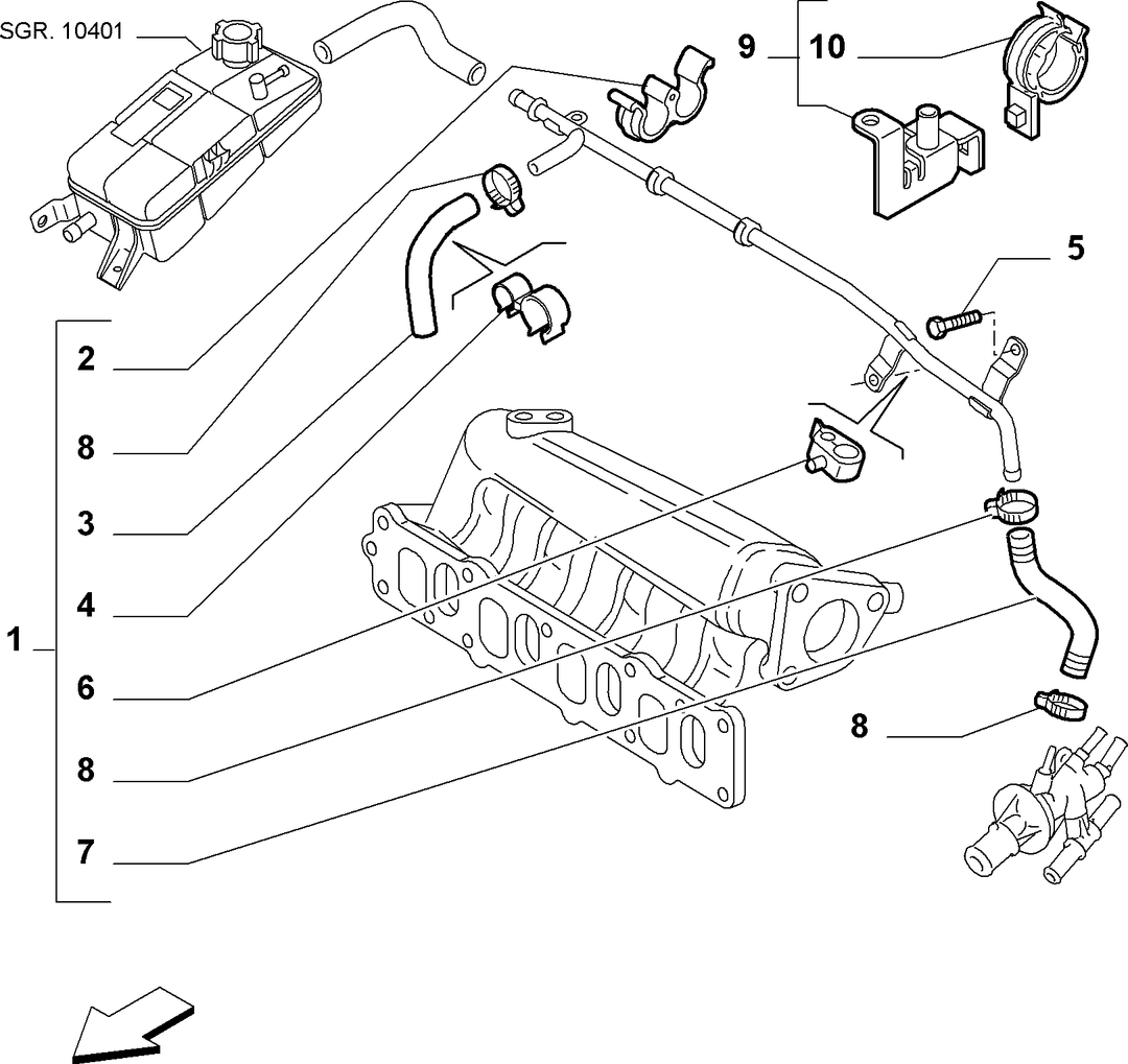 WATER PUMP AND LINES 20
