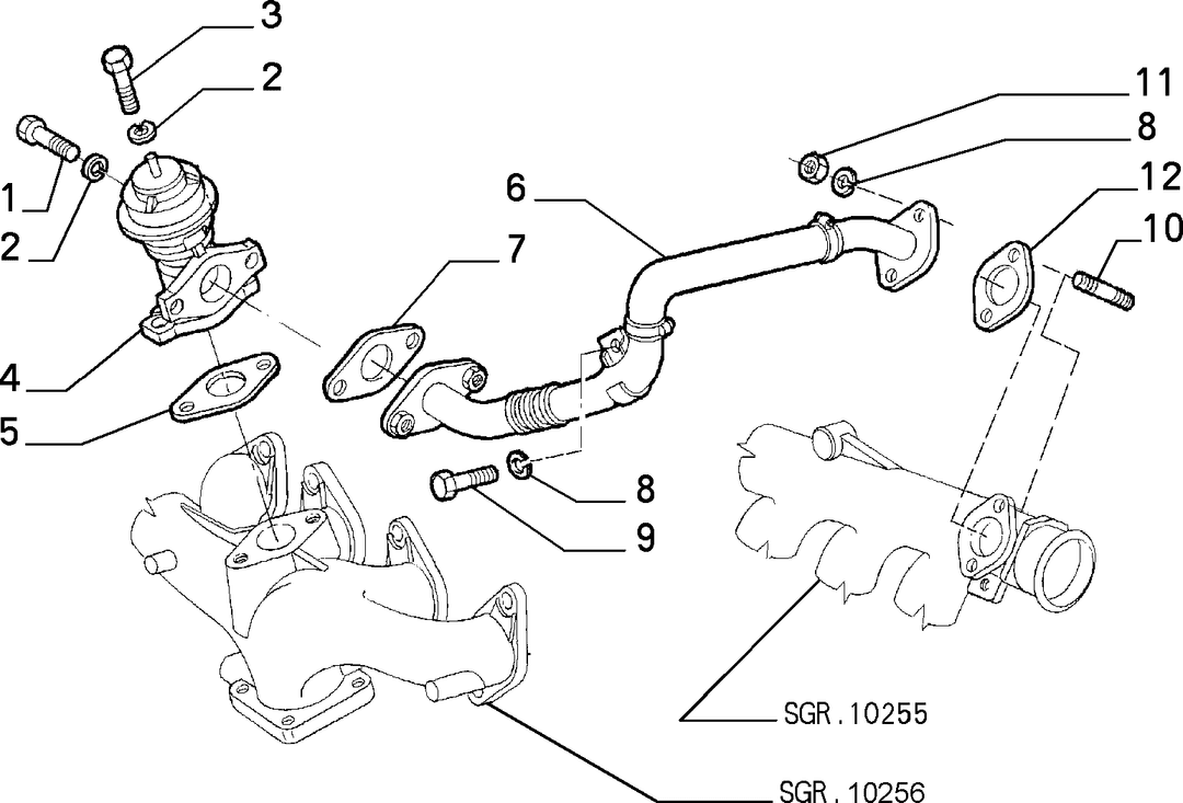 EXHAUST GAS CONTROL DEVICE 1