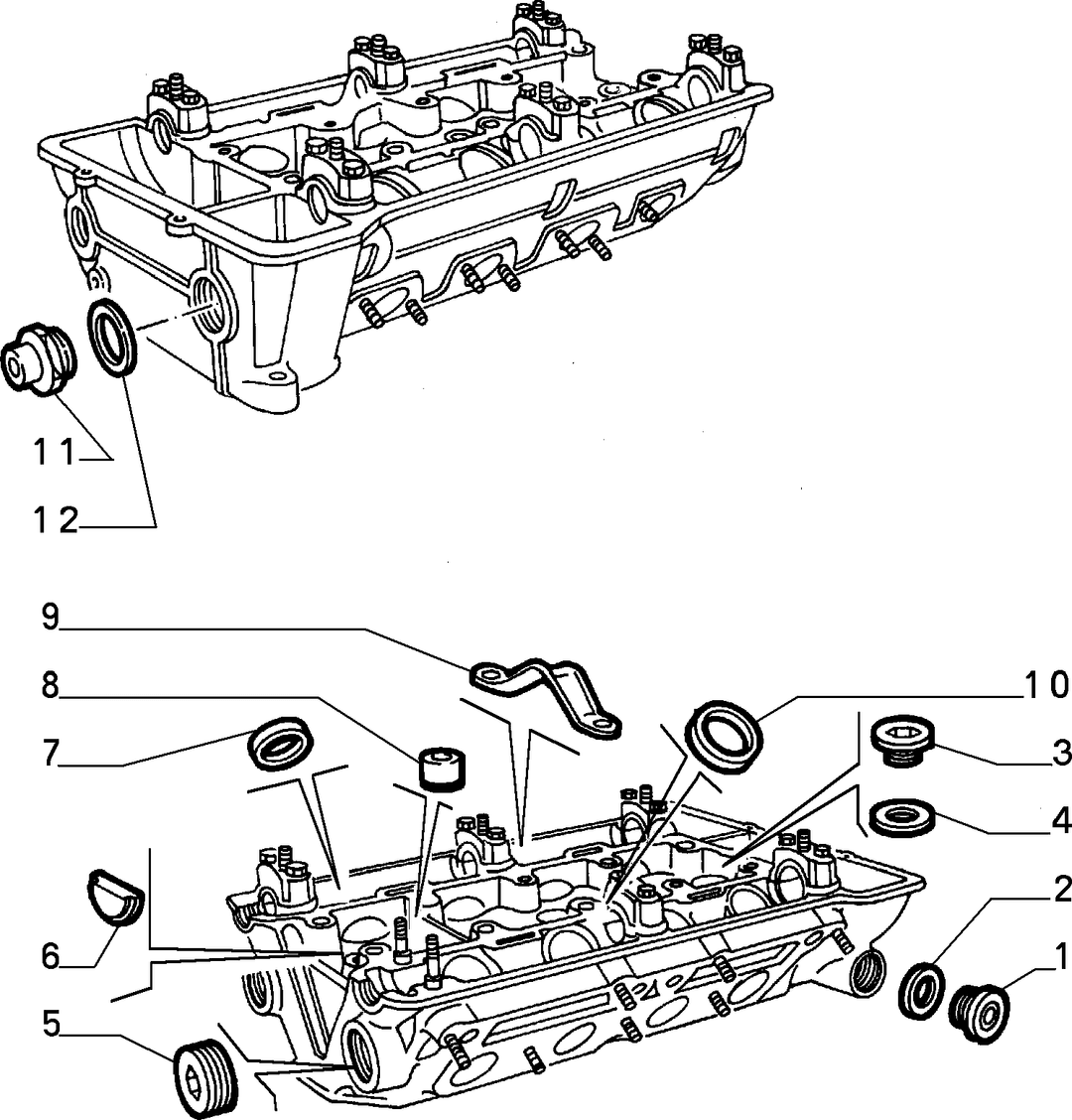 CRANKCASE AND CYLINDER HEAD 5