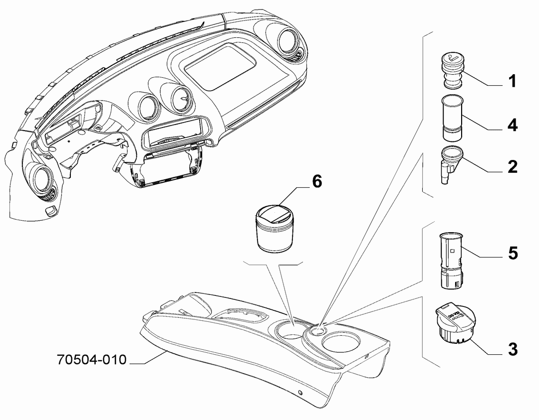 ASHTRAY AND ACCESSORIES