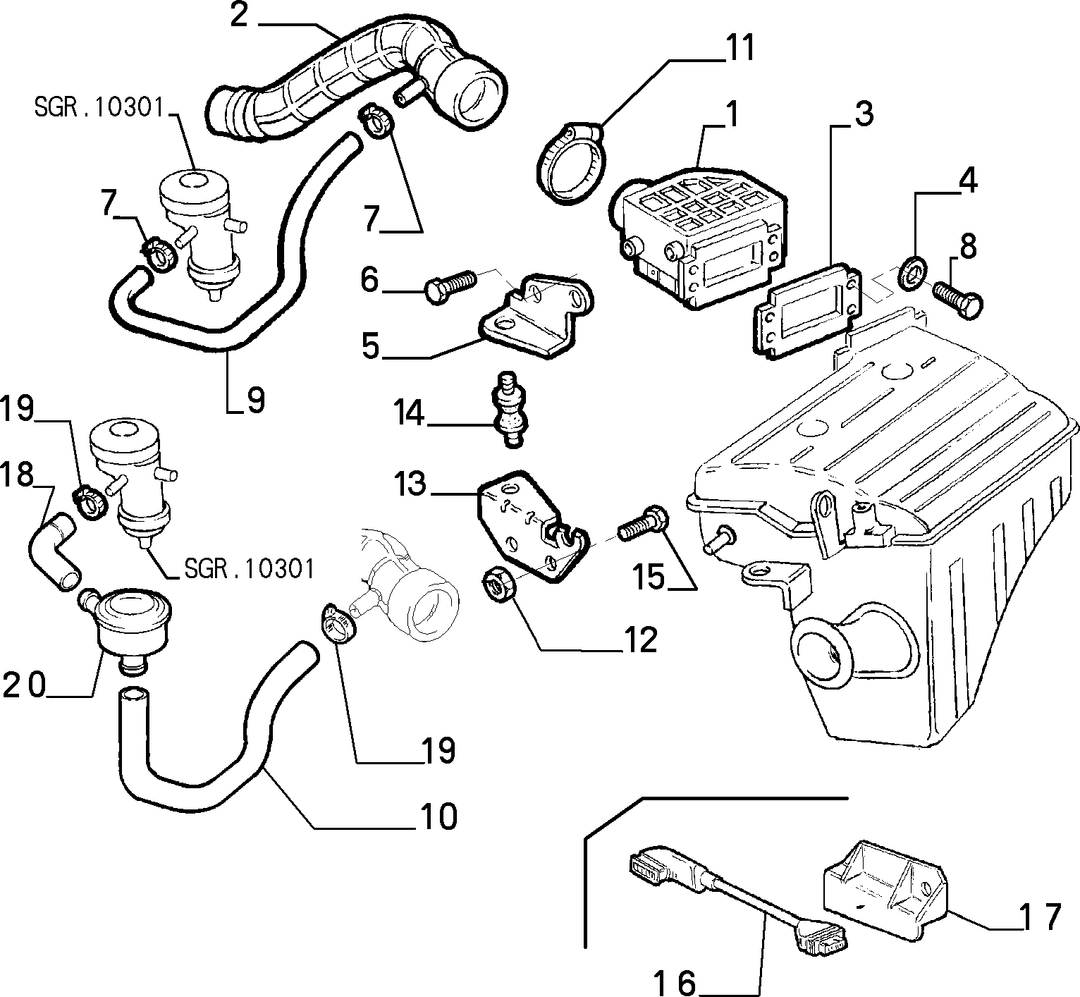 AIR FILTER AND PIPING 2