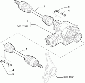 REAR AXLE AND AXLE SHAFTS
