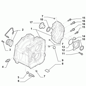 TRANSMISSION AND DIFFERENTIAL UNIT, CASING AND COVERS