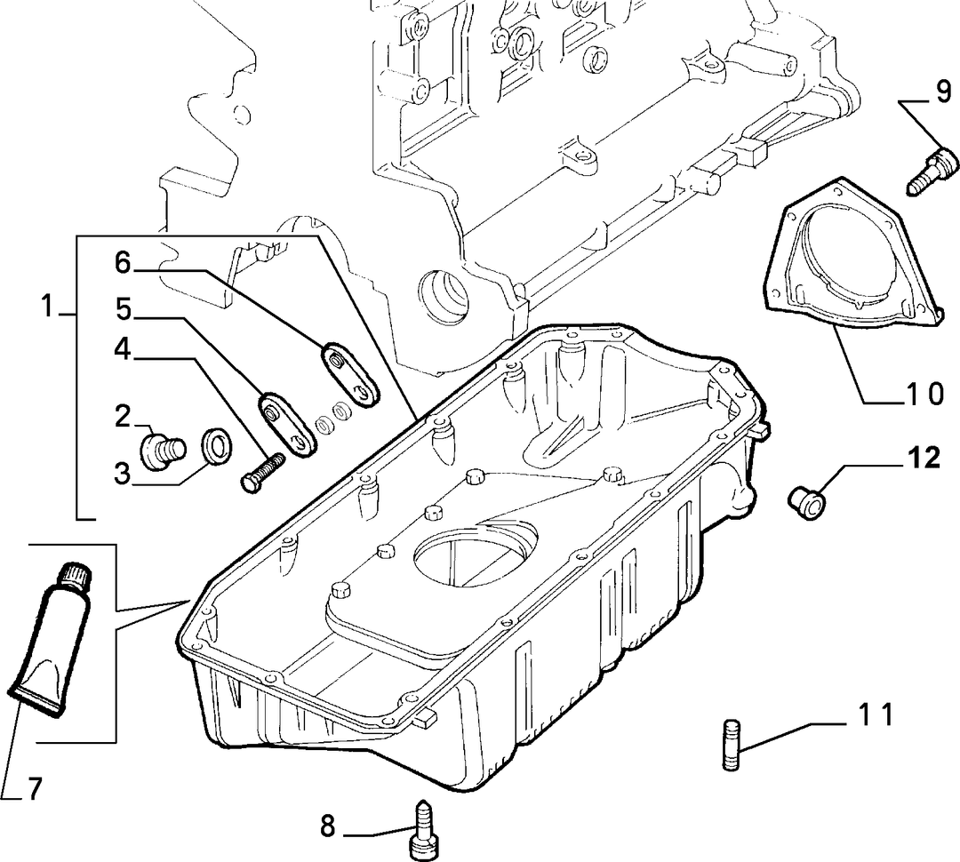 BLOCK SUMP AND COVERS 7