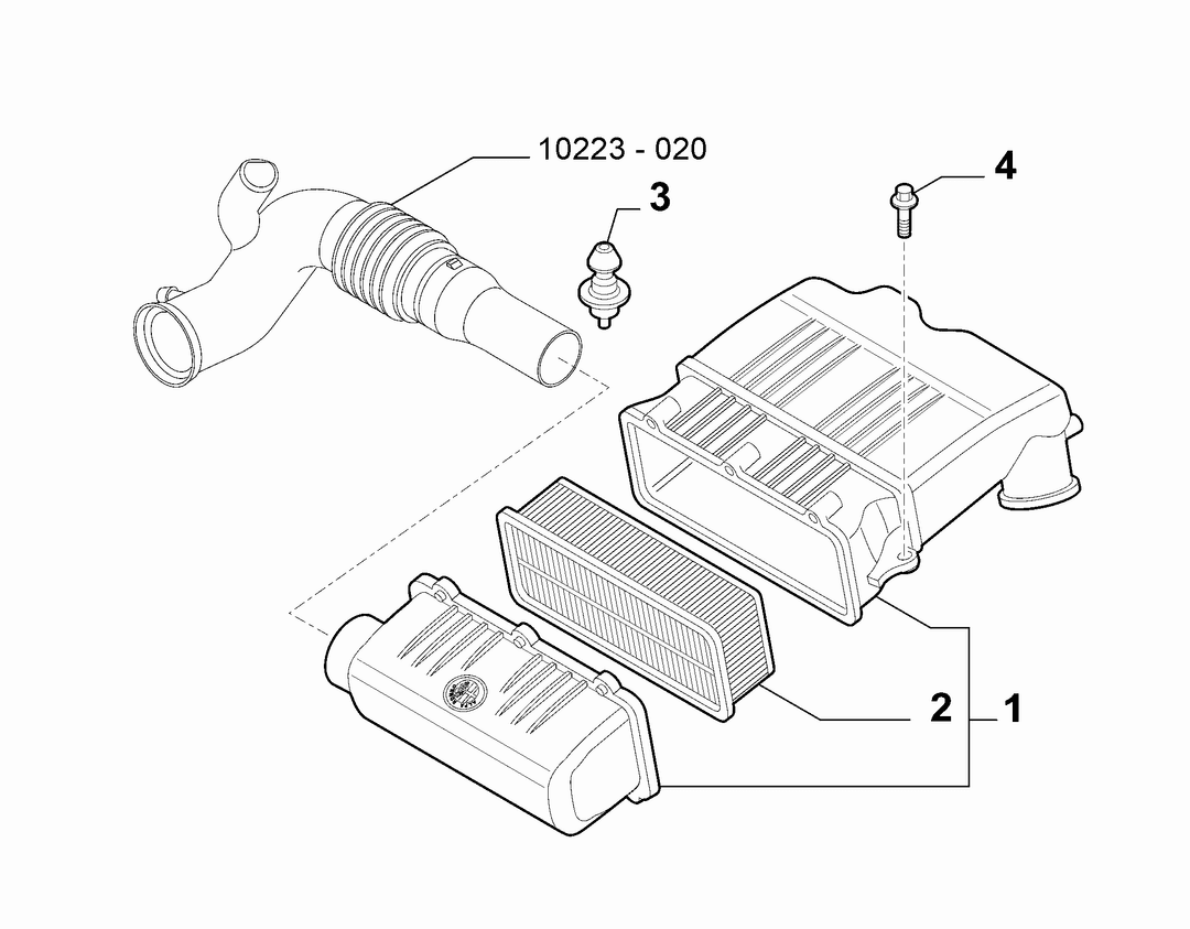 AIR FILTER AND PIPING 1