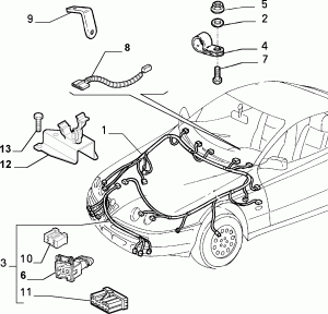 CABLE HARNESS (FRONT)