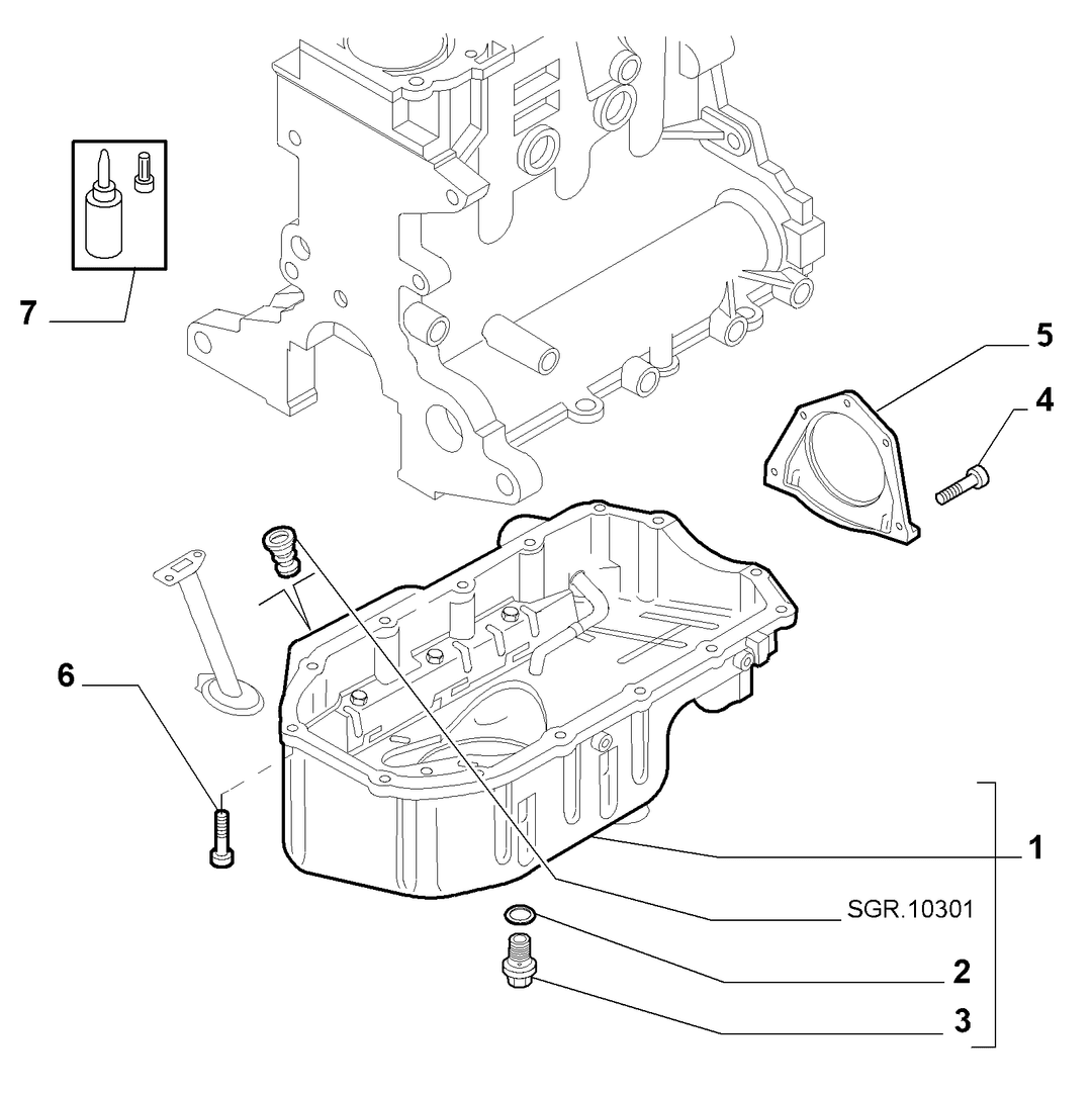 BLOCK SUMP AND COVERS 9