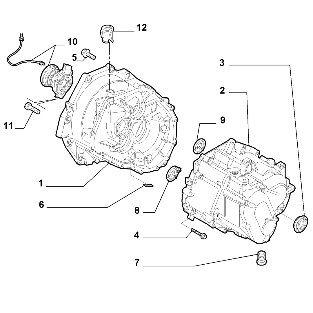 TRANSMISSION AND DIFFERENTIAL UNIT, CASING AND COVERS 3
