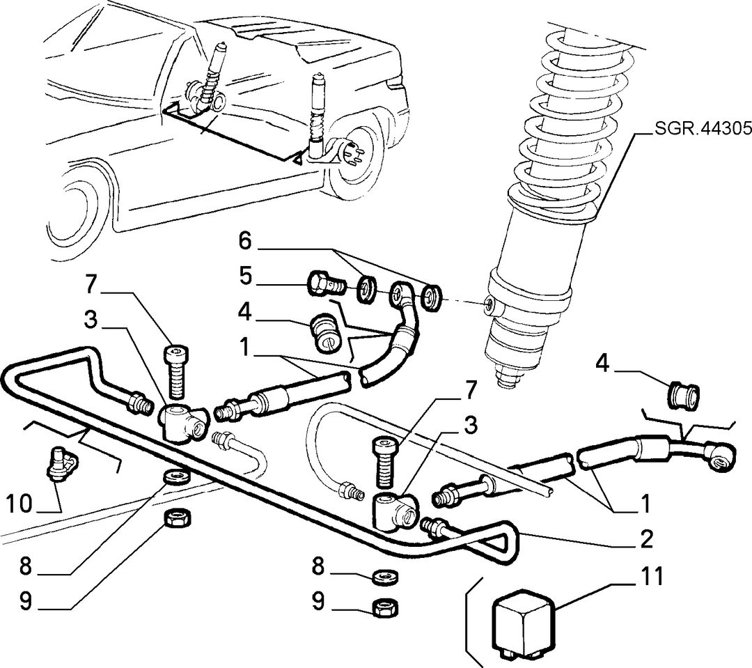 HYDRAULIC SYSTEM SHELF 3