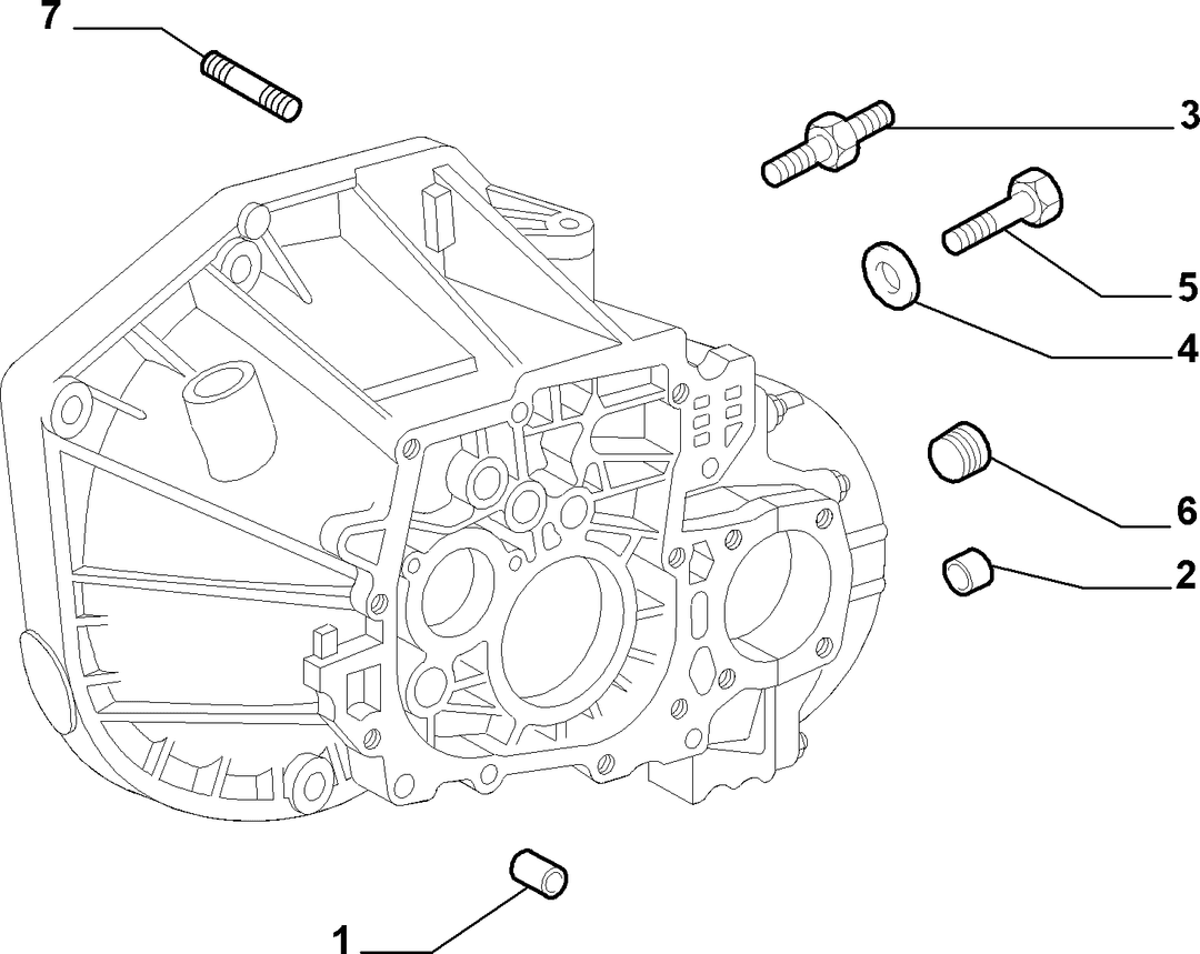 TRANSMISSION AND DIFFERENTIAL UNIT, CASING AND COVERS 14
