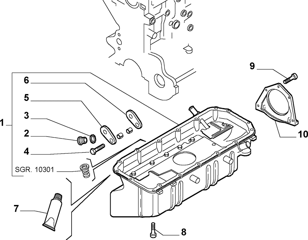 BLOCK SUMP AND COVERS 11