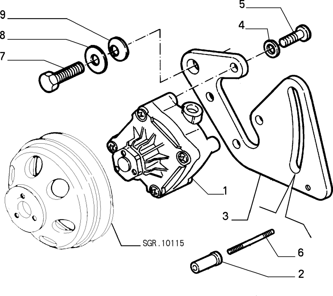 POWER STEERING PUMP