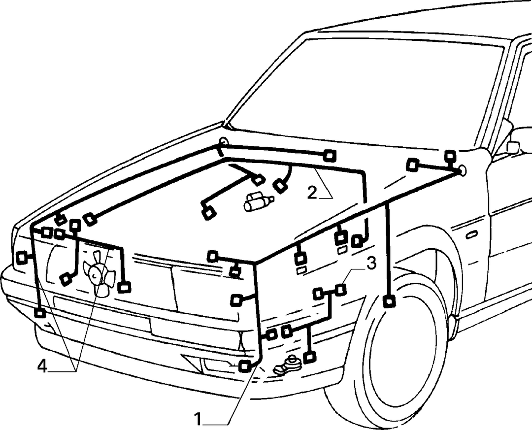 CABLE HARNESS (FRONT) 8