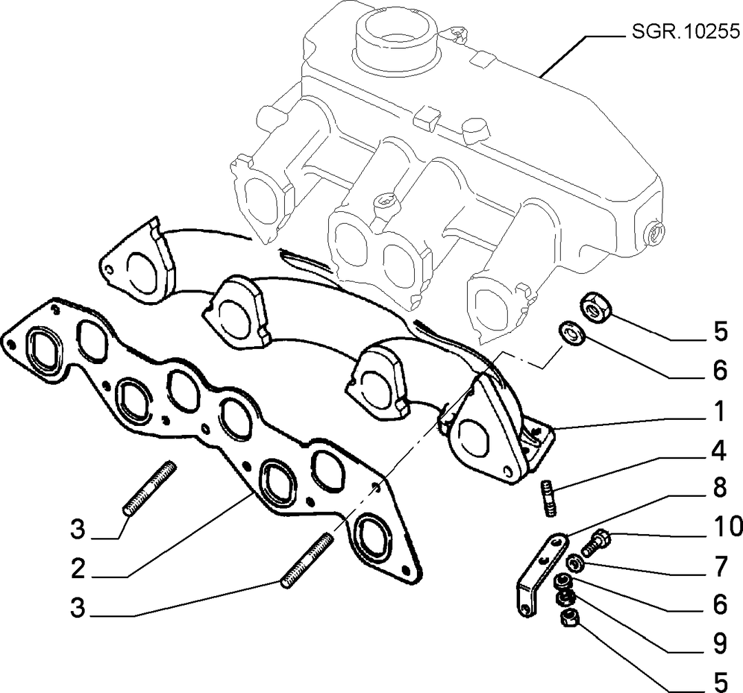 EXHAUST MANIFOLD 2