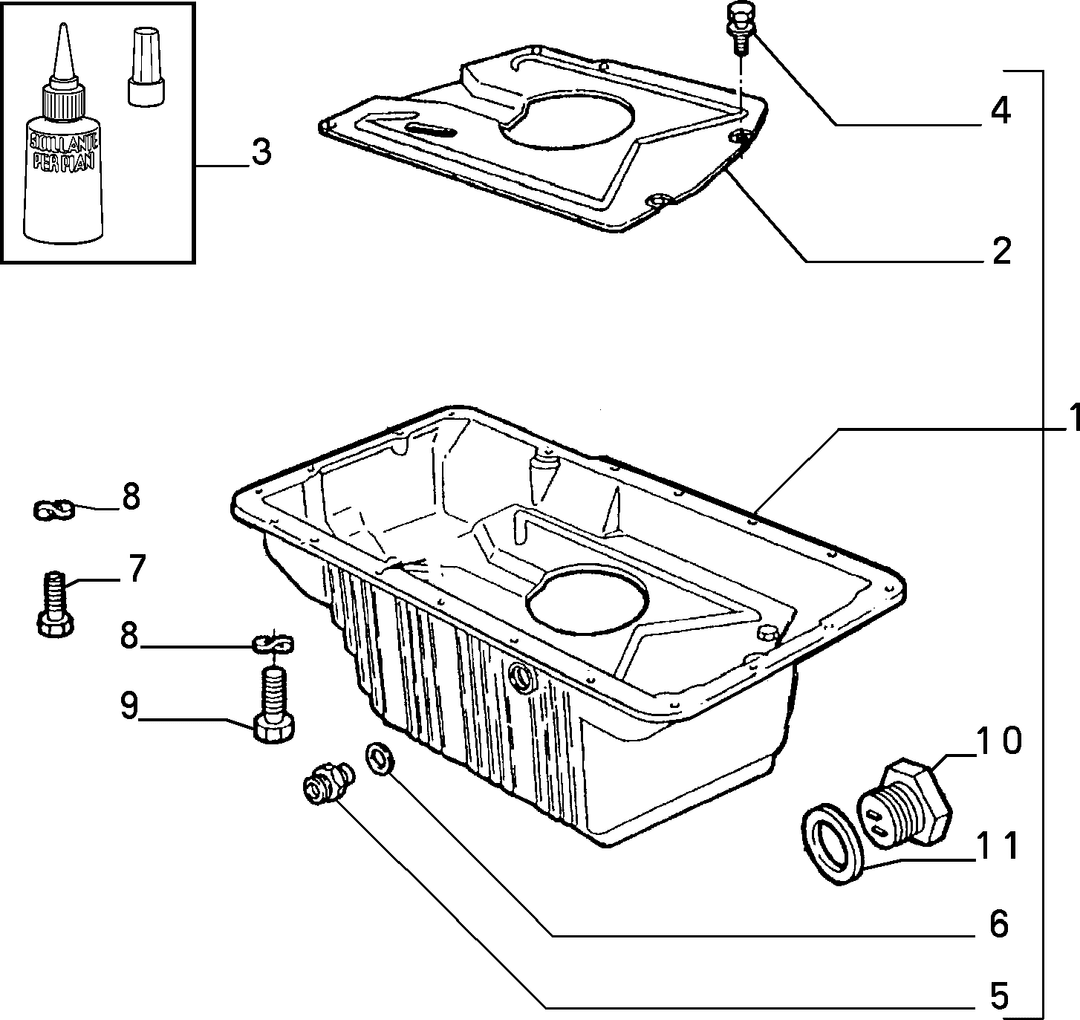 BLOCK SUMP AND COVERS 4
