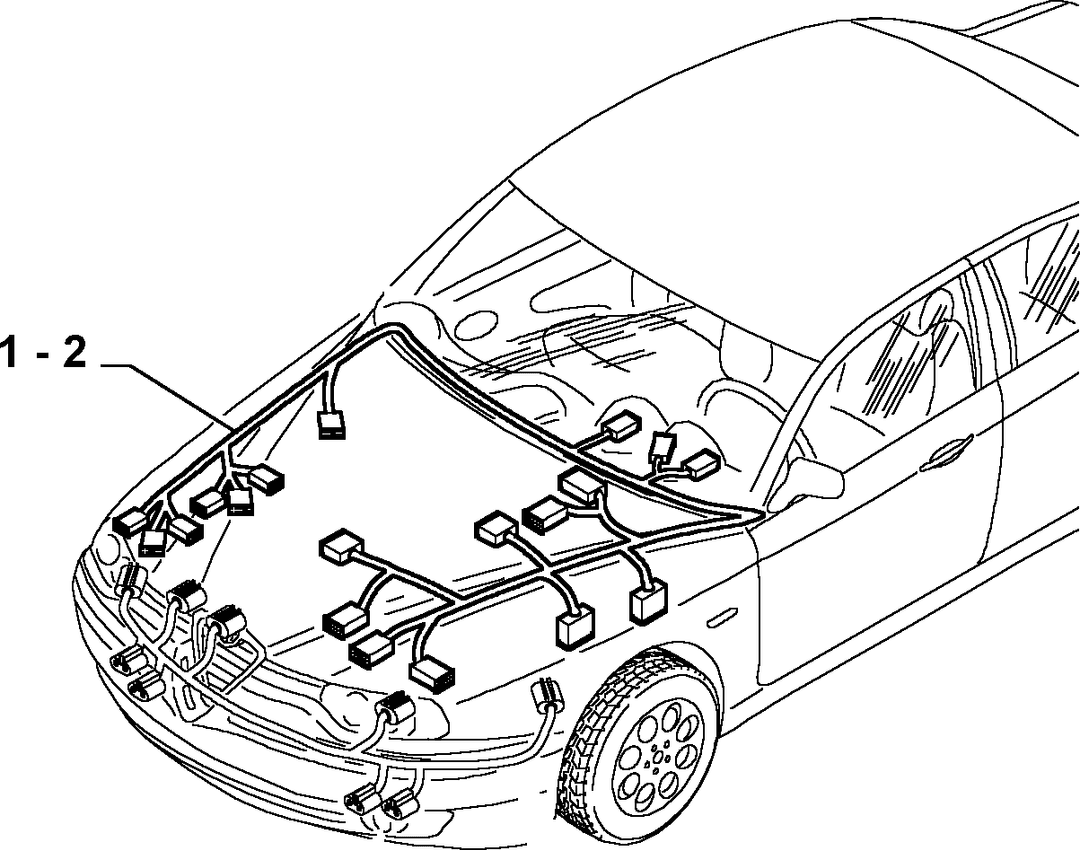 CABLE HARNESS (FRONT) 3