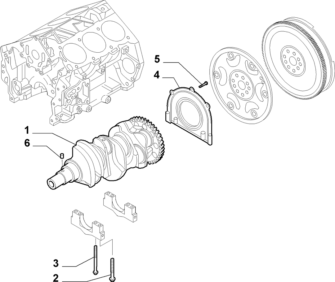 CRANKSHAFT AND FLYWHEEL 5