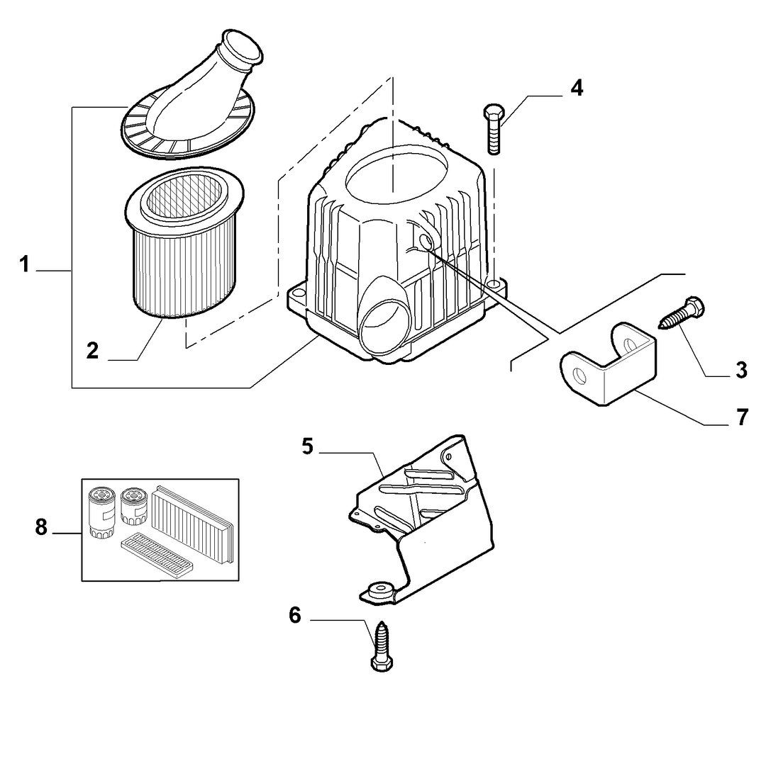 AIR FILTER AND PIPING 2