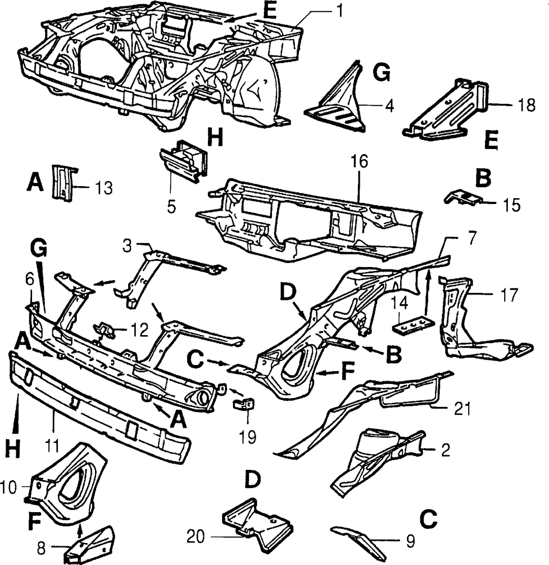 BODYSHELL,STRUCTURE  1