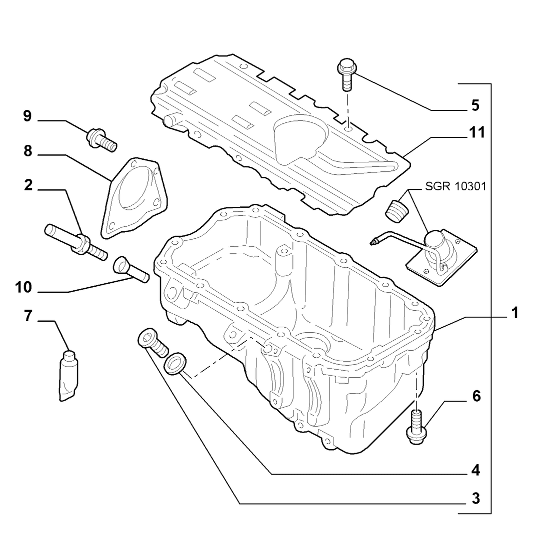 BLOCK SUMP AND COVERS 4