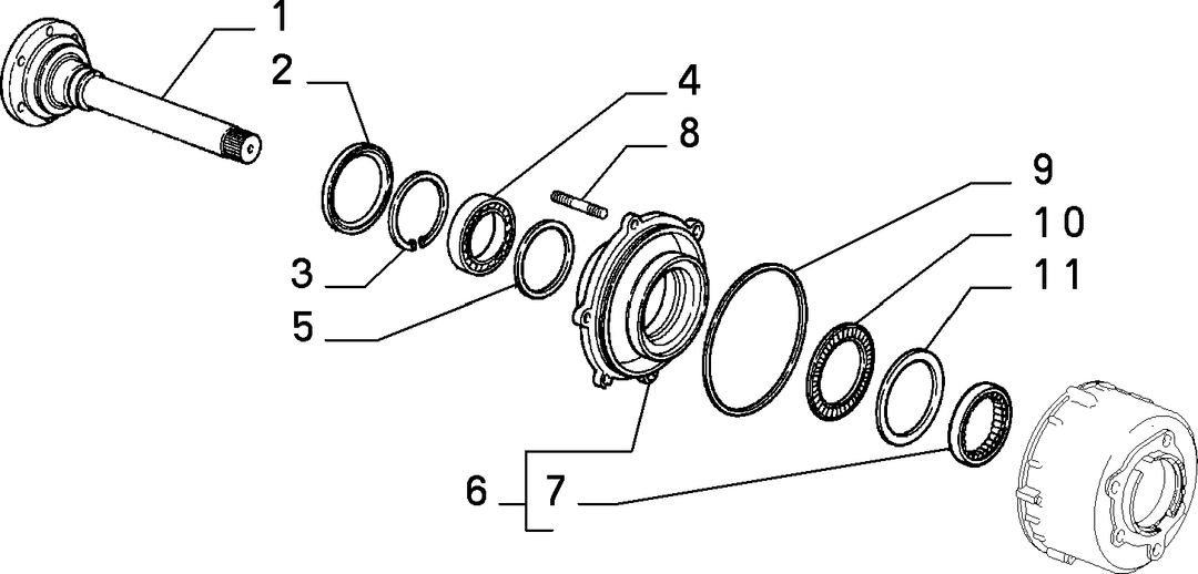 FRONT AXLE FINAL DRIVE AND DIFFERENTIAL GEARS 6