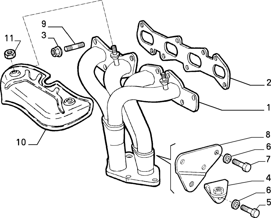 EXHAUST MANIFOLD 2