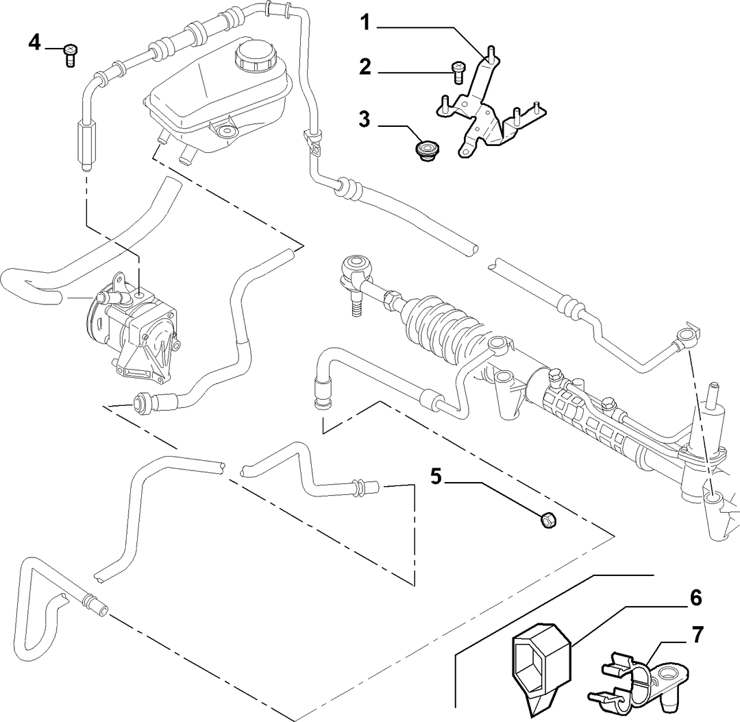 POWER STEERING HYDRAULIC SYSTEM 10