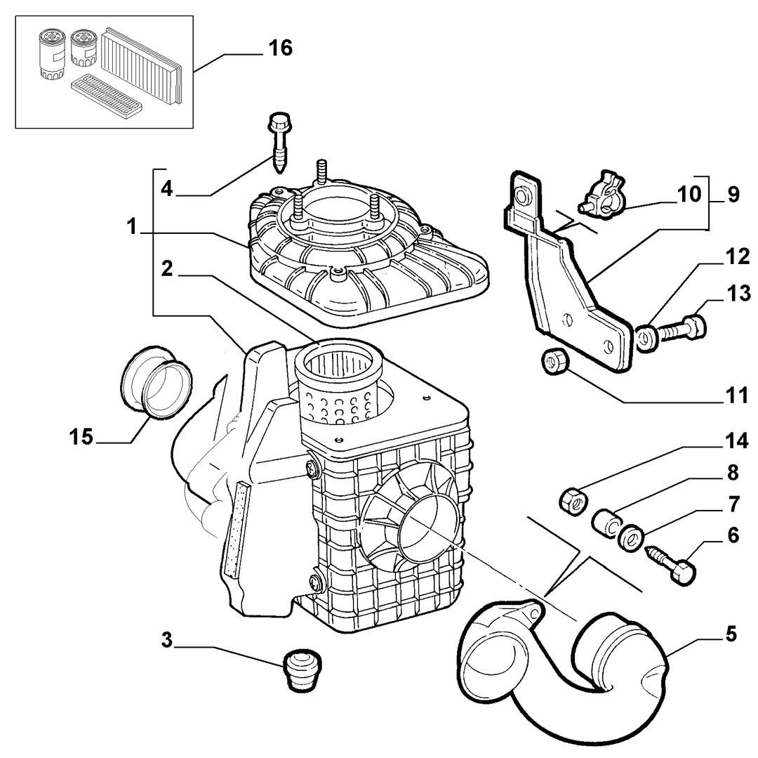 AIR FILTER AND PIPING 1