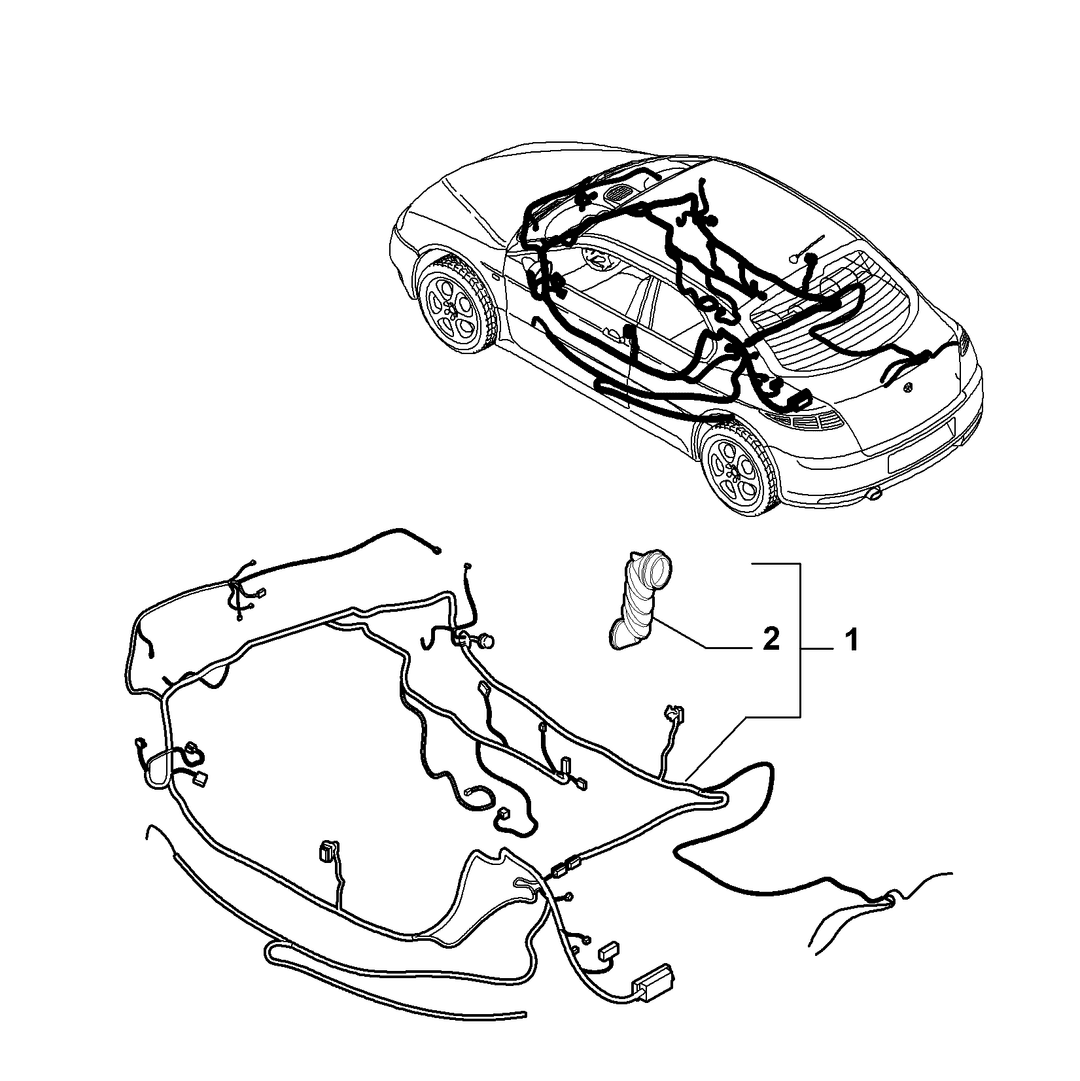 CABLE HARNESS (REAR SEAT) 3