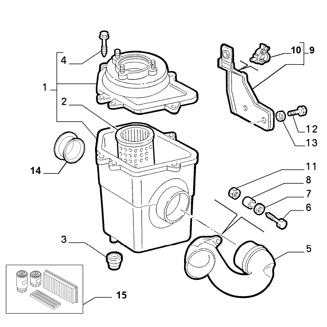 AIR FILTER AND PIPING 3