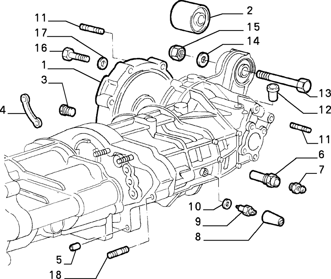 TRANSMISSION AND DIFFERENTIAL UNIT, CASING AND COVERS  4