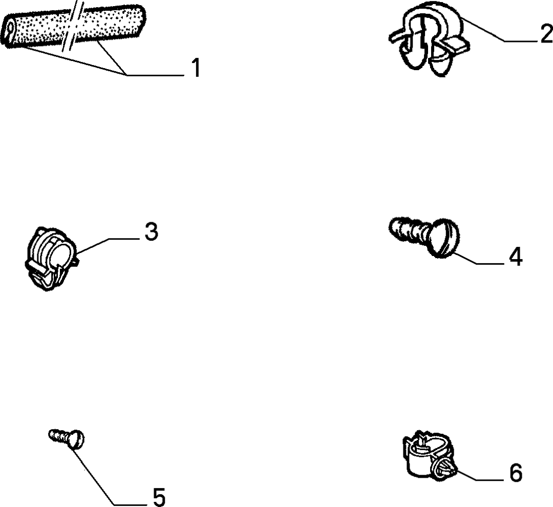 CABLE SET FIXINGS  5