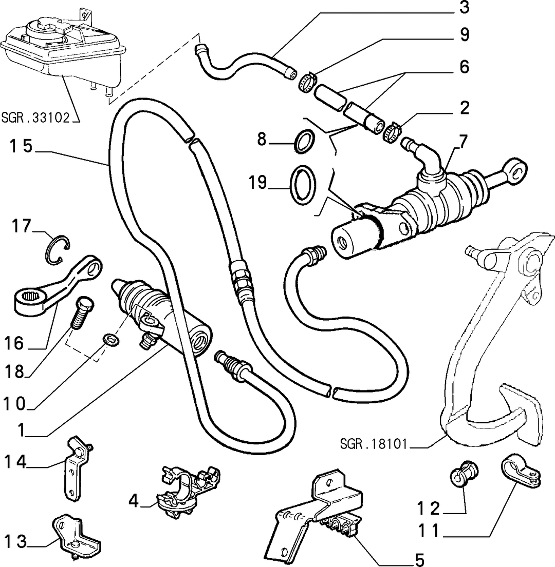 CLUTCH RELEASE HYDRAULIC CONTROL 4