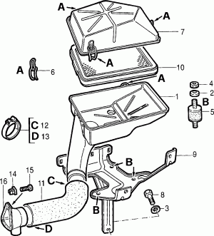 AIR FILTER AND PIPING