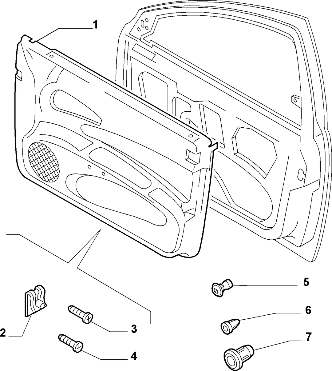 INTERIOR PANELS FOR FRONT SIDE DOORS 19