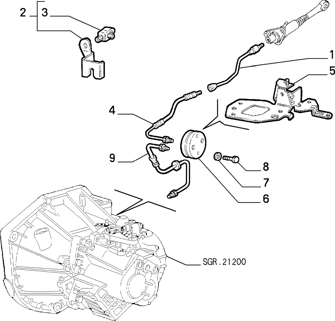 CLUTCH RELEASE HYDRAULIC CONTROL 2