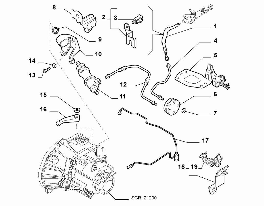 CLUTCH RELEASE HYDRAULIC CONTROL 5