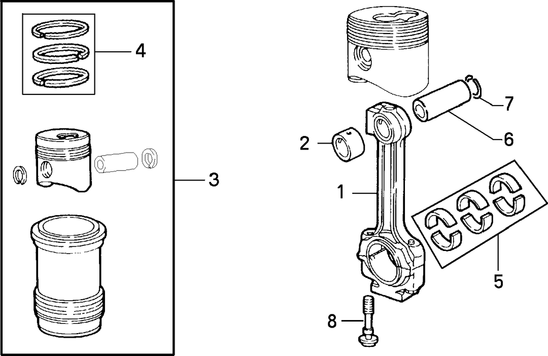 CONNECTING RODS AND PISTONS 9