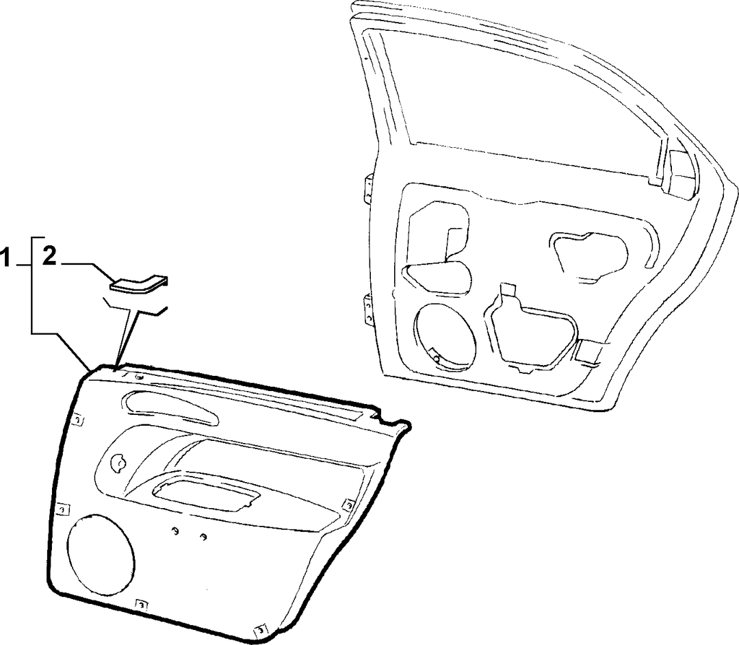 PANELS FOR REAR SIDE DOOR 11