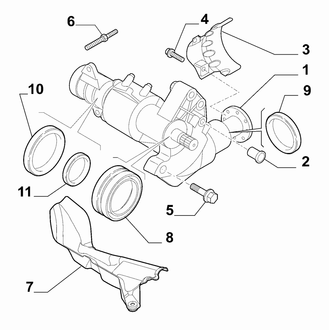 FRONT AXLE AND POWER TAKE-OFF