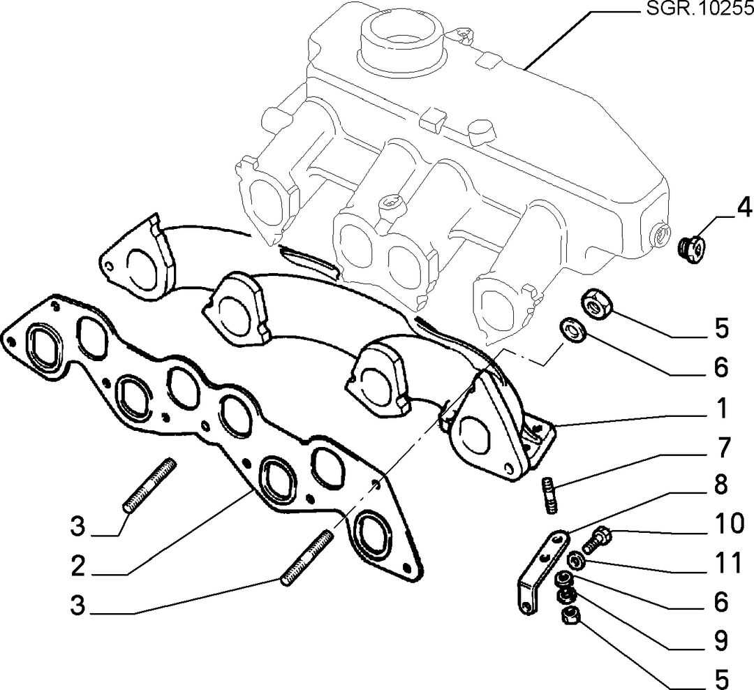 EXHAUST MANIFOLD 2